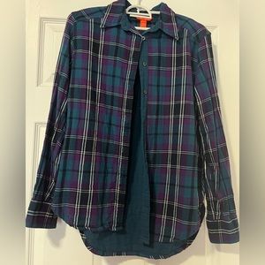 Joe Fresh plaid button up shirt- in excellent condition!